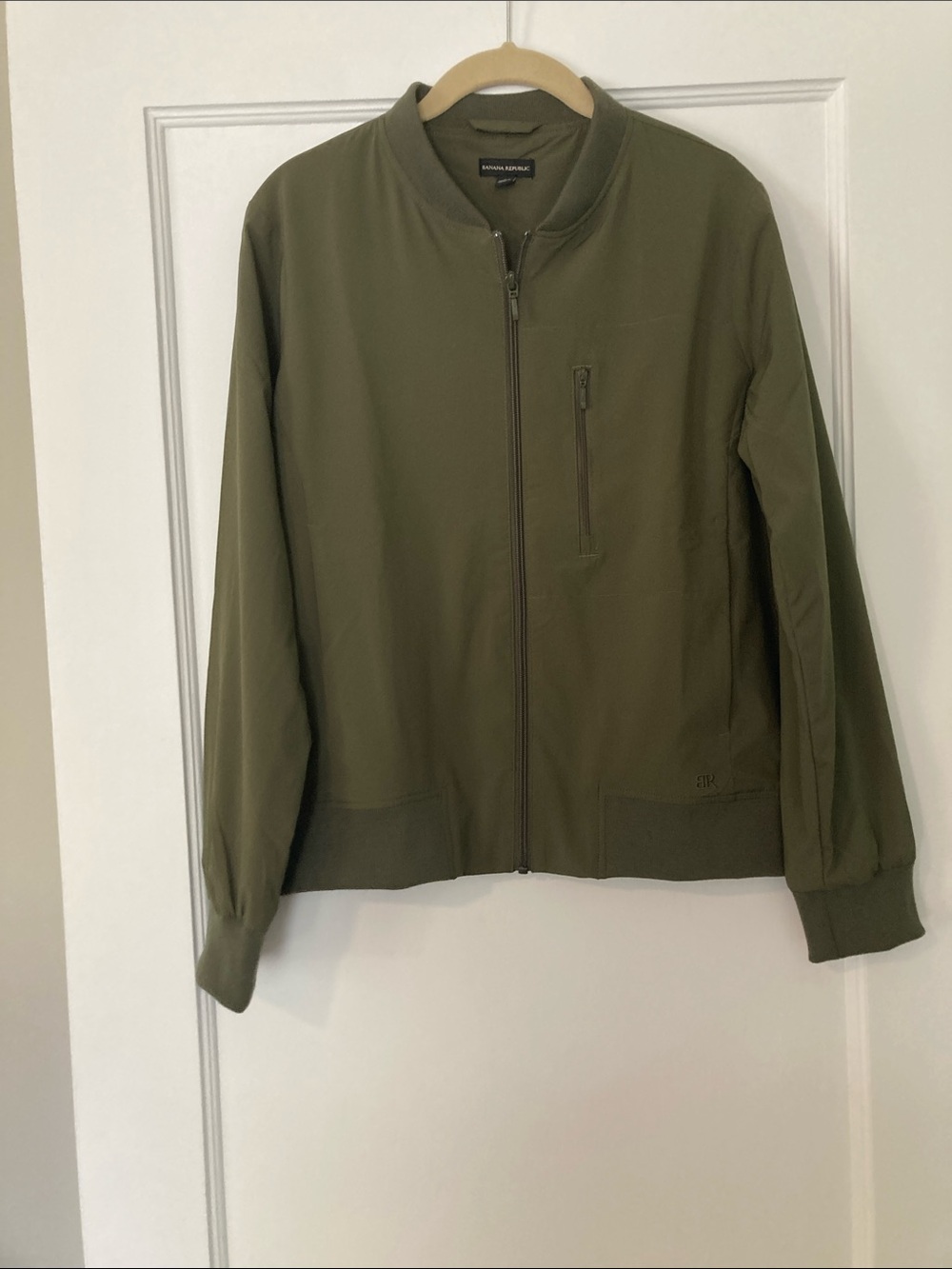 Banana Republic Olive Green Bomber Jacket